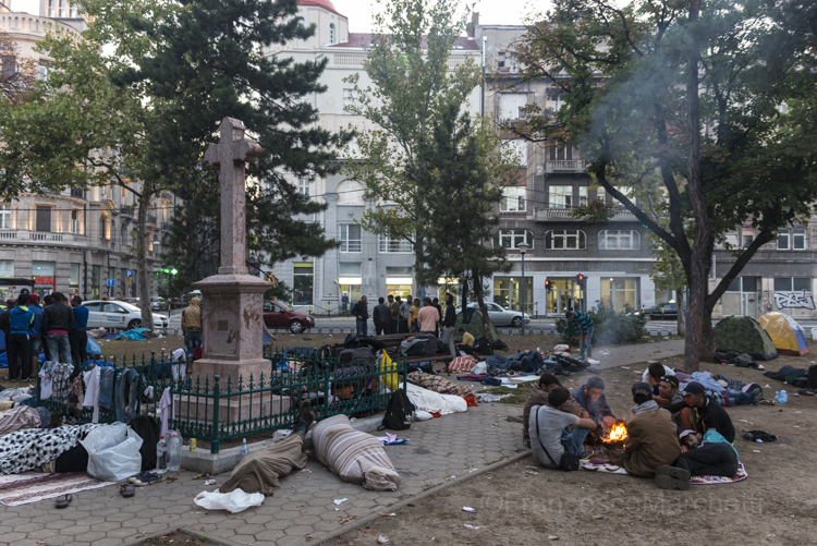 Belgrade refugees aid