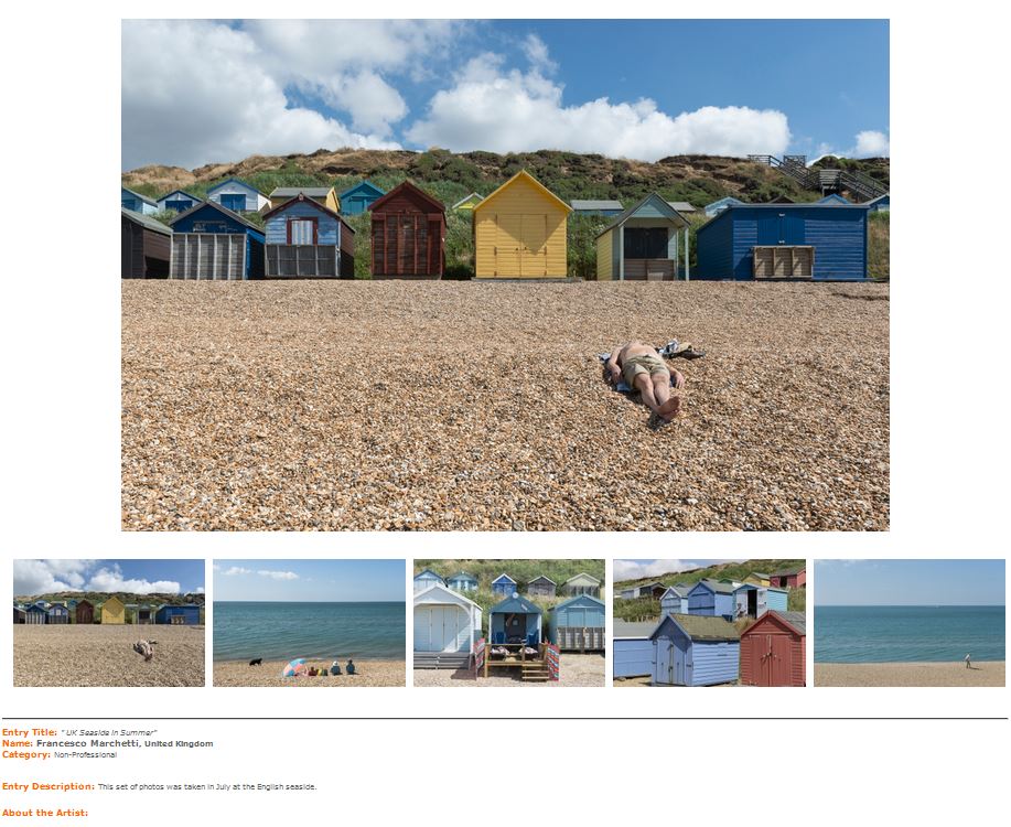 IPA2015, Francesco Marchetti, UK Seaside in Summer